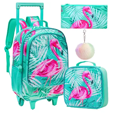 Ensemble de Sacs à Dos Flamant Rose
