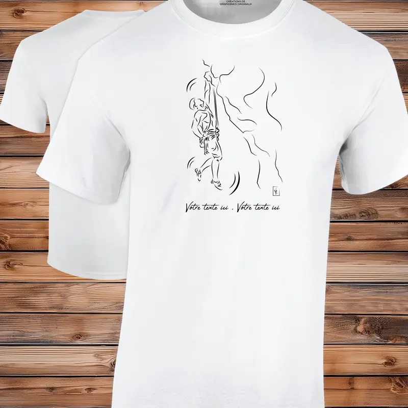 Escalade Graphisme sur T-Shirt