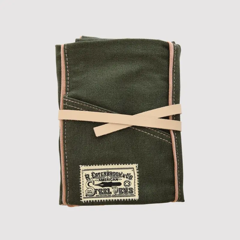 Esterbrook Pen Cups and Rolls - Pen Roll Army Green