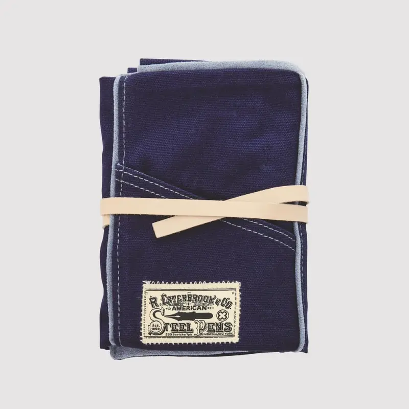 Esterbrook Pen Cups and Rolls - Pen Roll Navy