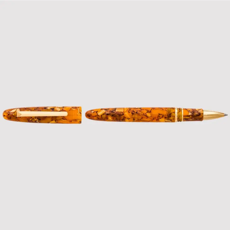 Estie Honeycomb - Gold Trim Rollerball