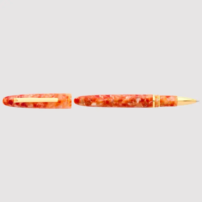 Estie Petrified Forest Gold Trim Rollerball