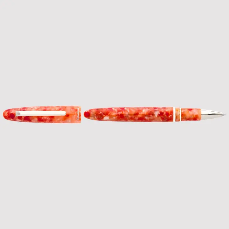 Estie Regular Rollerball Petrified Forrest Palladium Trim