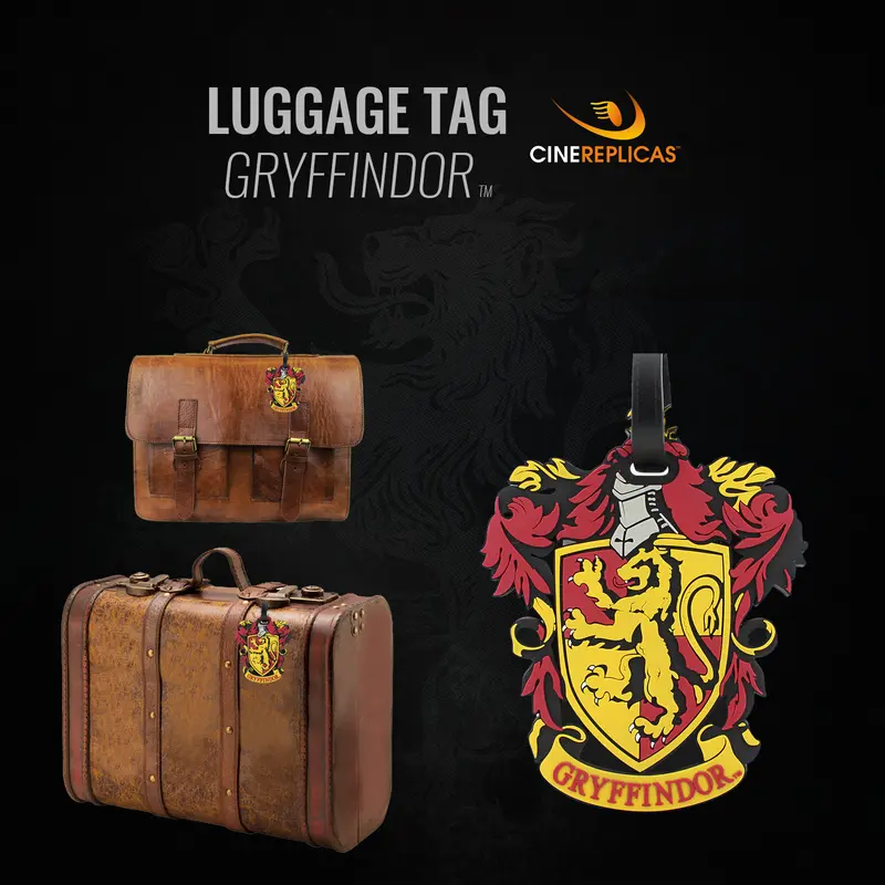 *Étiquette à bagage Gryffondor