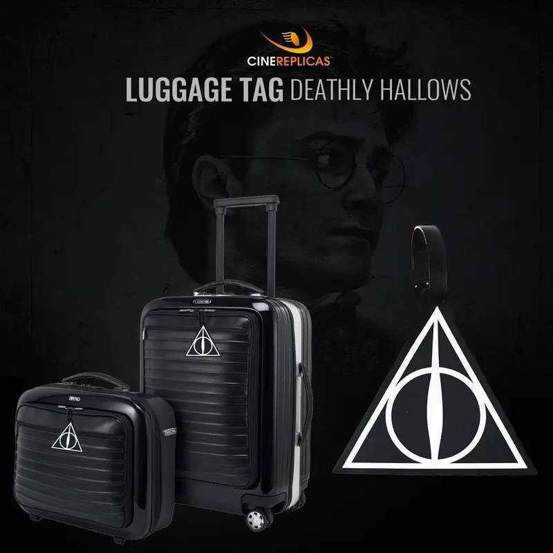 *Étiquette à bagage Les Reliques de la Mort