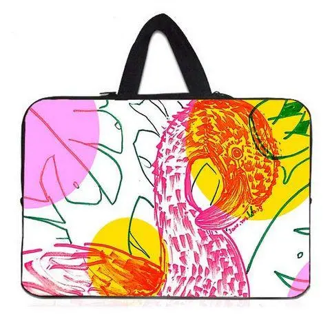 Étui Ordinateur Flamant Rose Dessin