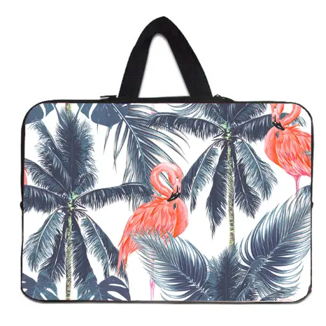 Étui Ordinateur Flamant Rose Tropic