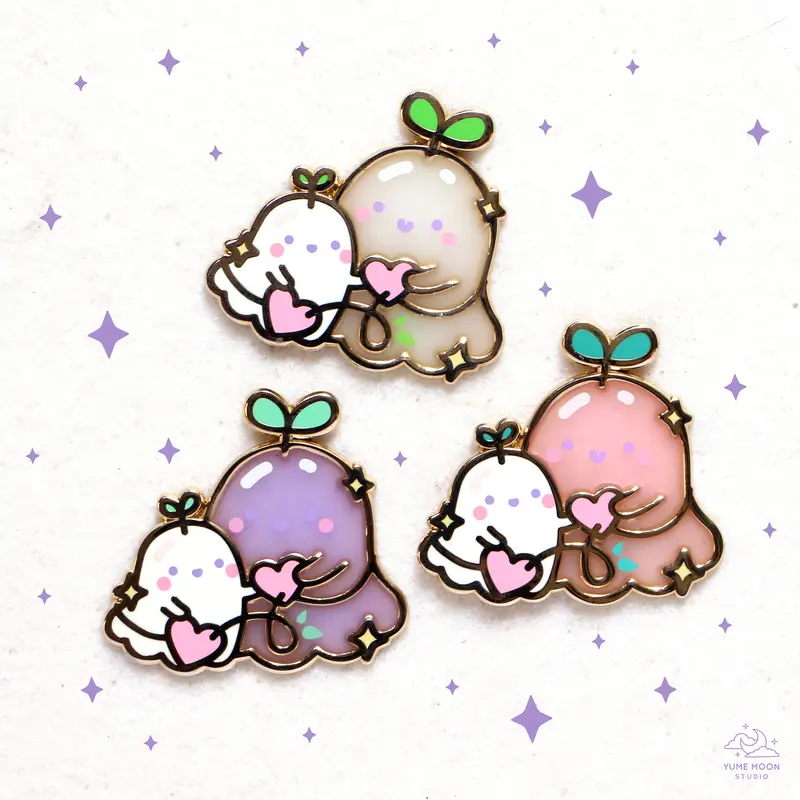 Family Love - Sprout Ghostie Enamel Pin