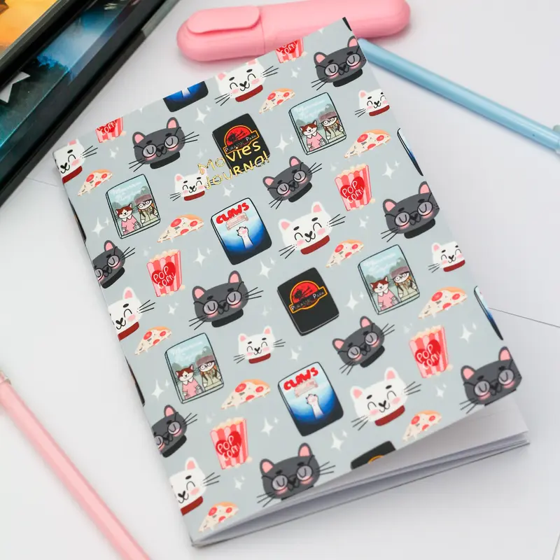 Film Journal - Cat lover gift - Cute notebooks