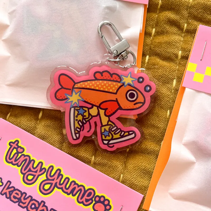 Fish acrylic keychain #K011