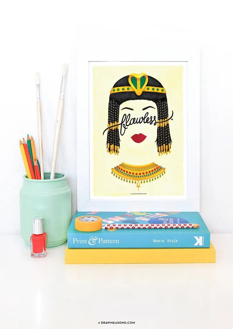 Flawless 'Cleopatra' Art Print