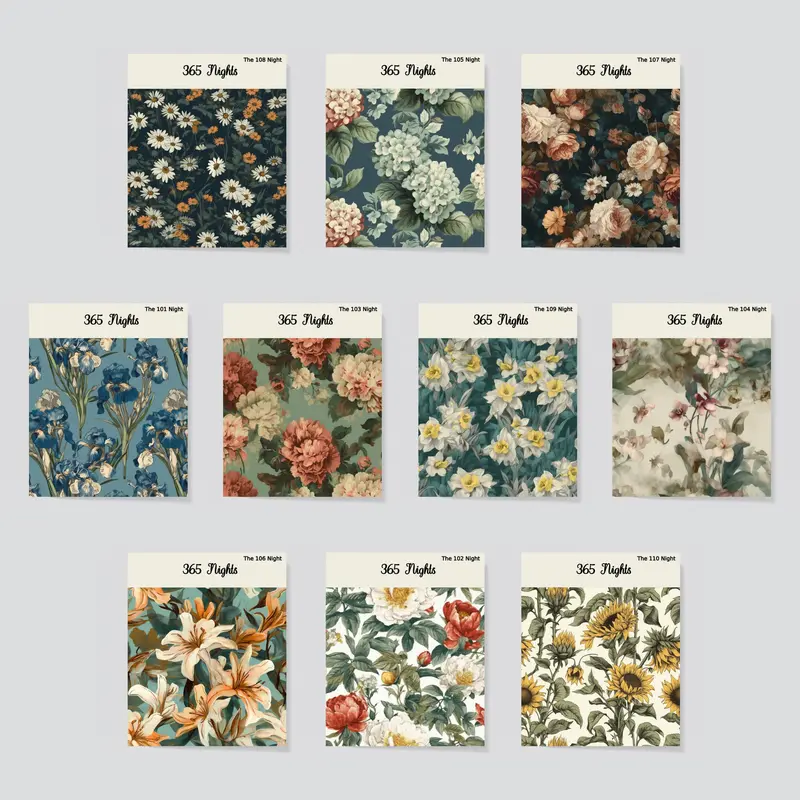 Floral Washi Sticker Pack