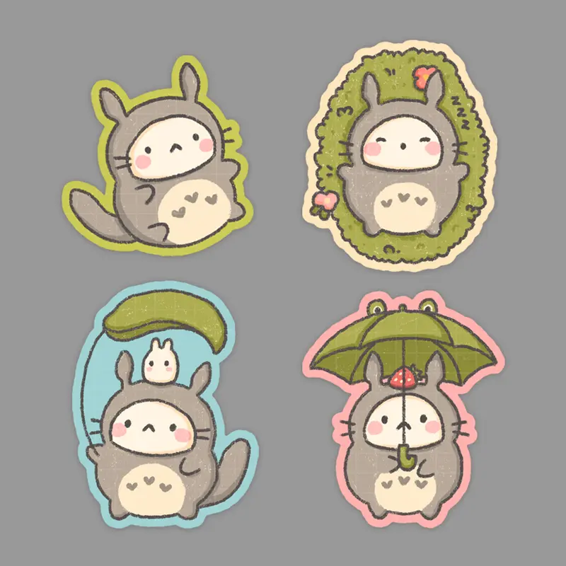 Forest spirit vinyl stickers #F147