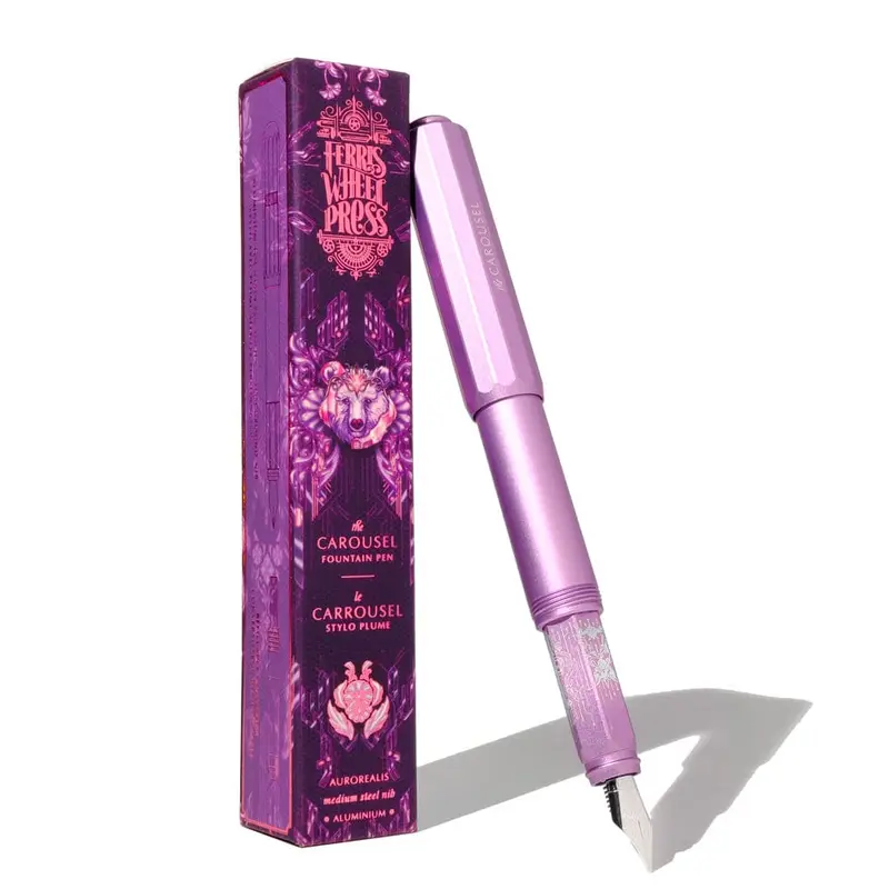 Fountain Pen with Aluminium Carousel - Limited Edition 2024 Aurorealis - Medium