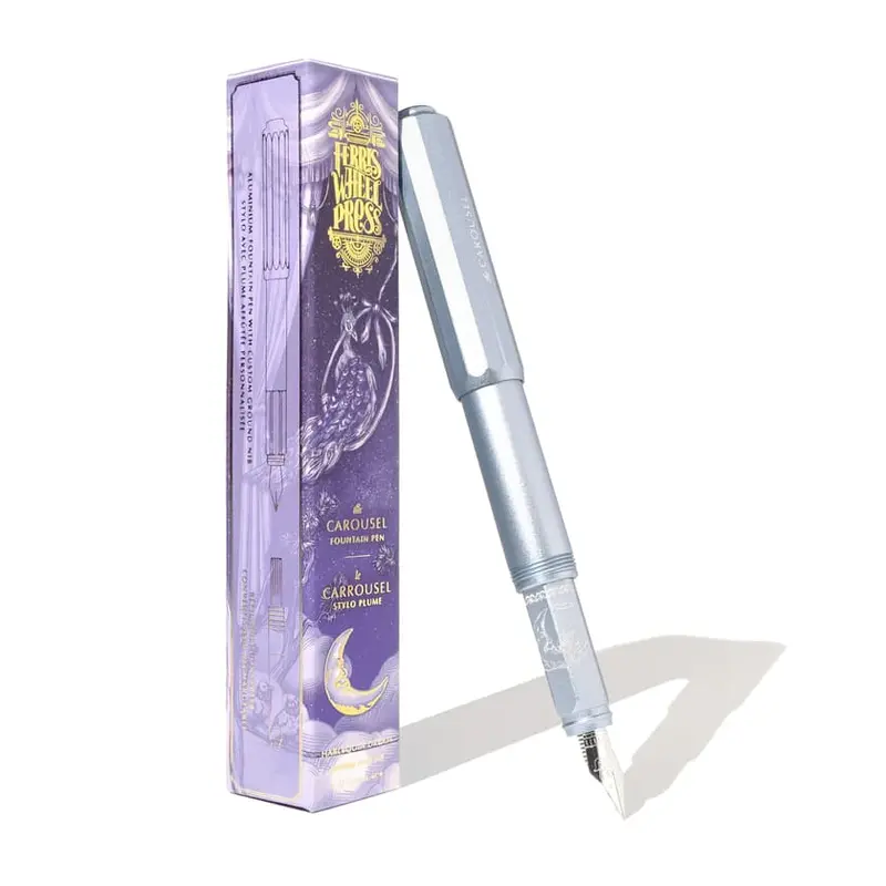 Fountain Pen with Aluminum Carousel - Harlequin Dream - Fine
