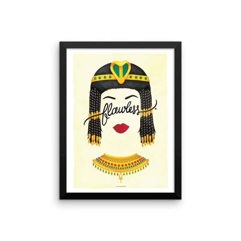 FRAMED Flawless Cleopatra Art Print