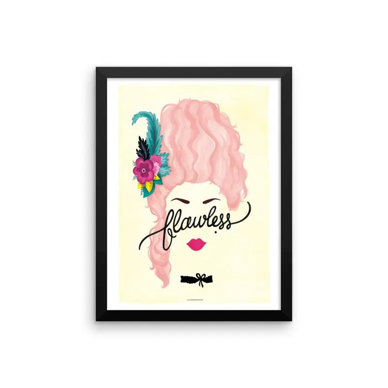 FRAMED Flawless Marie Antoinette Print