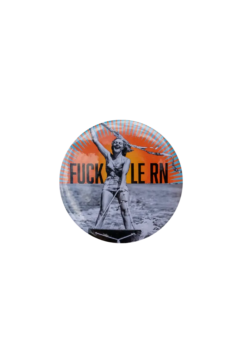 Fuck le RN — Badge antifasciste & anti-extrême droite