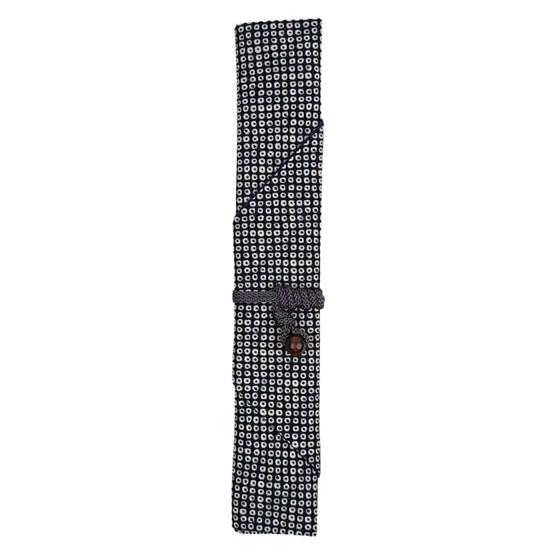Funda Azul para Palillos Japoneses Kanoko