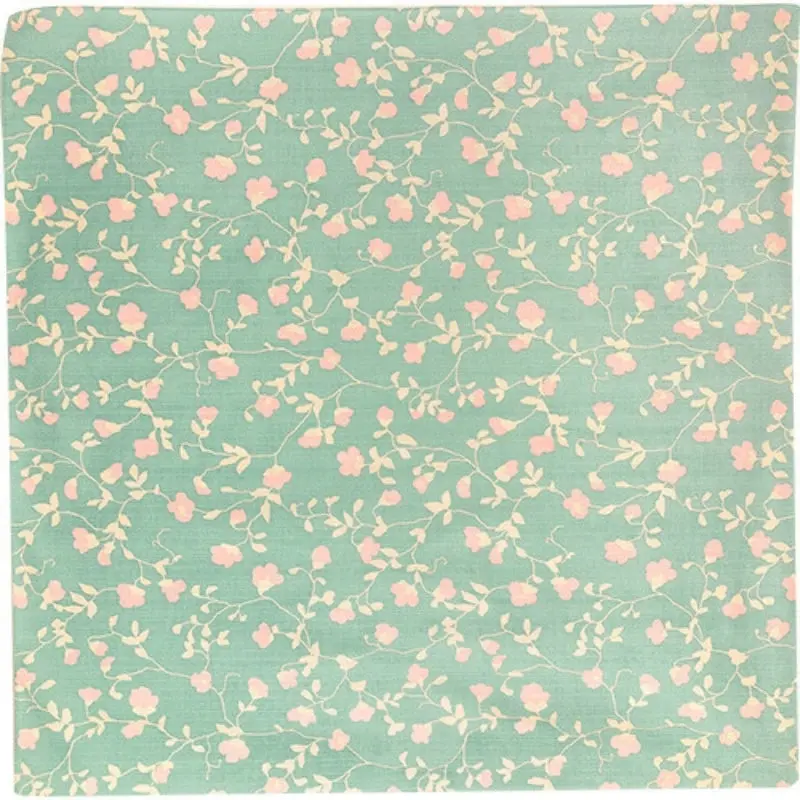 Furoshiki Japonés Flores - 90x90 cm