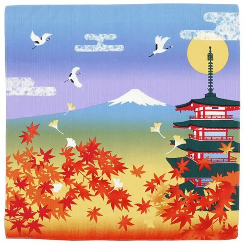 Furoshiki Japonés Otoño - 50x50 cm