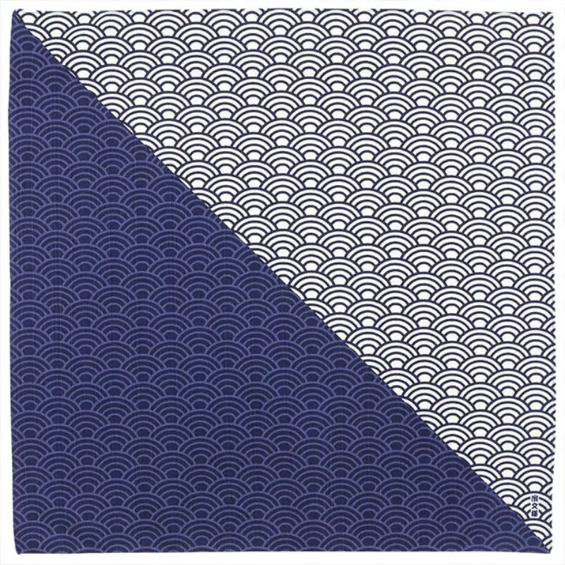 Furoshiki Japonés Seigaiha - 50x50 cm