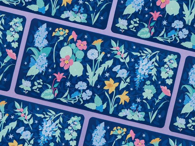 Gaming Desk Mat - Jardin