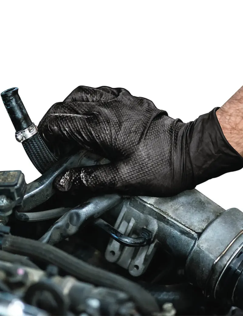 Gants NITRILE Ultra-résistants Noir