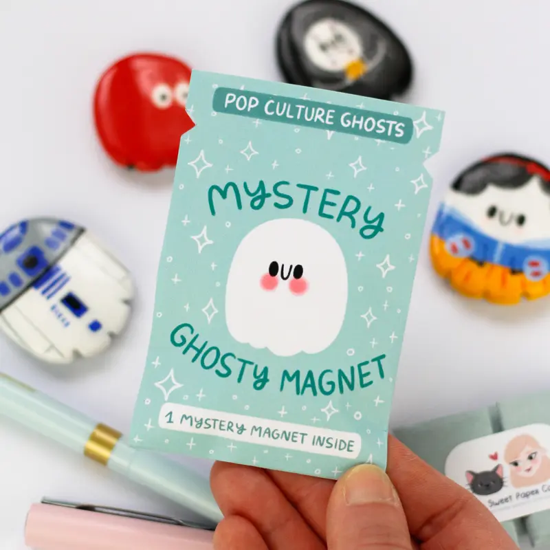 Ghosty Mystery Magnets - Pop Culture ghosts - Surprise bag