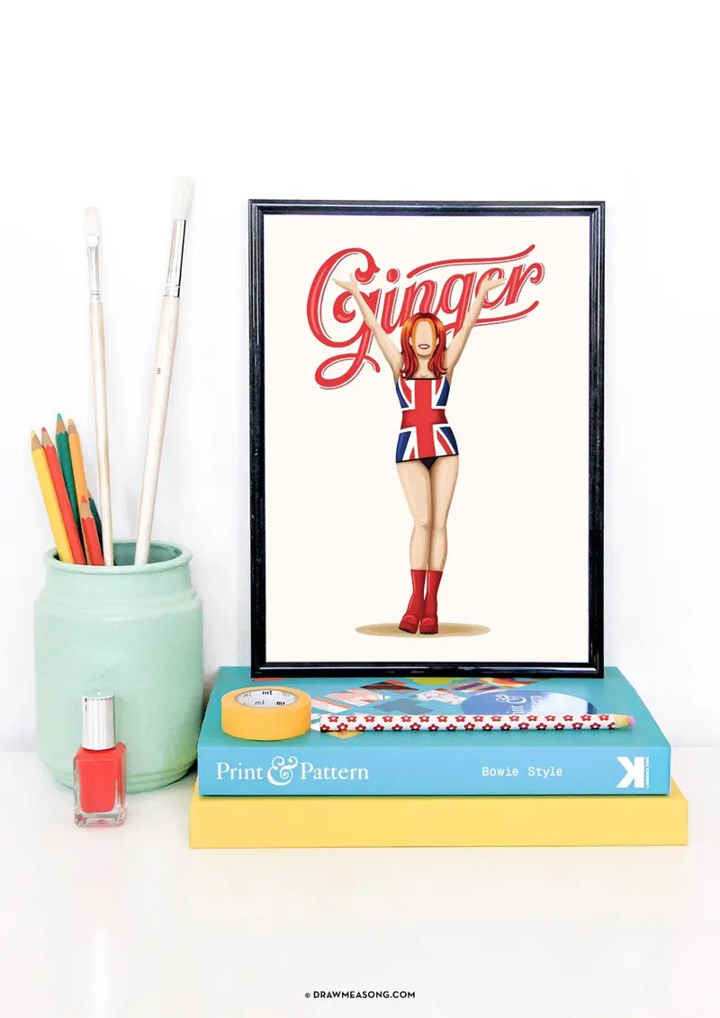 Ginger Spice Art Print