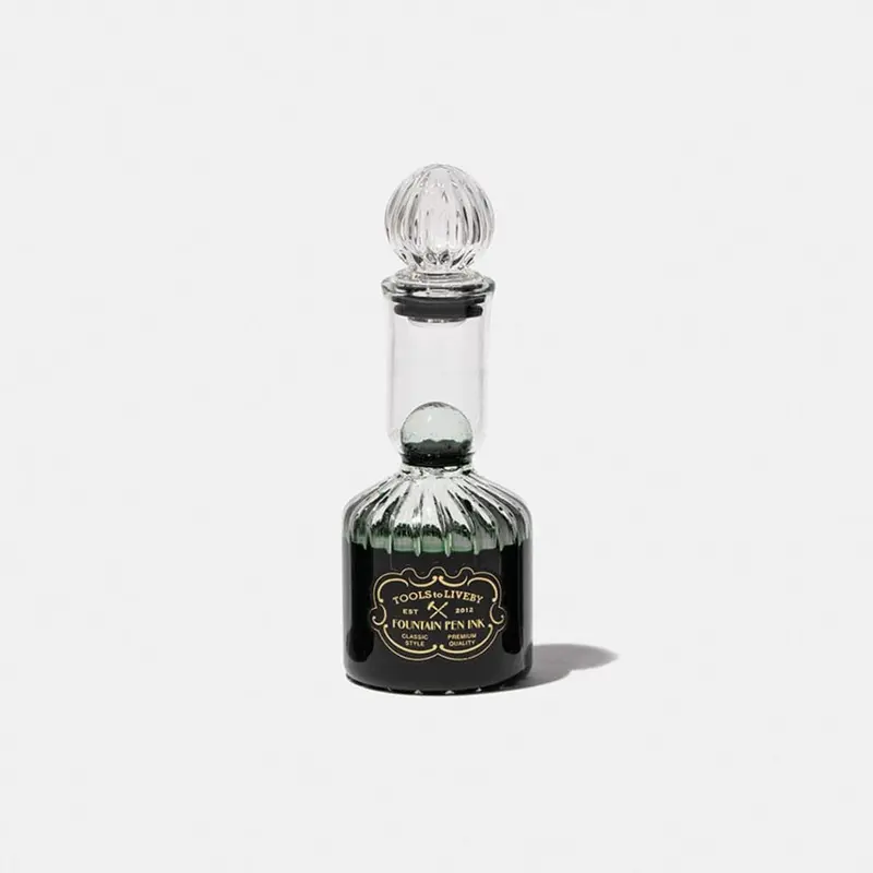 Glass bottle ink - Green
