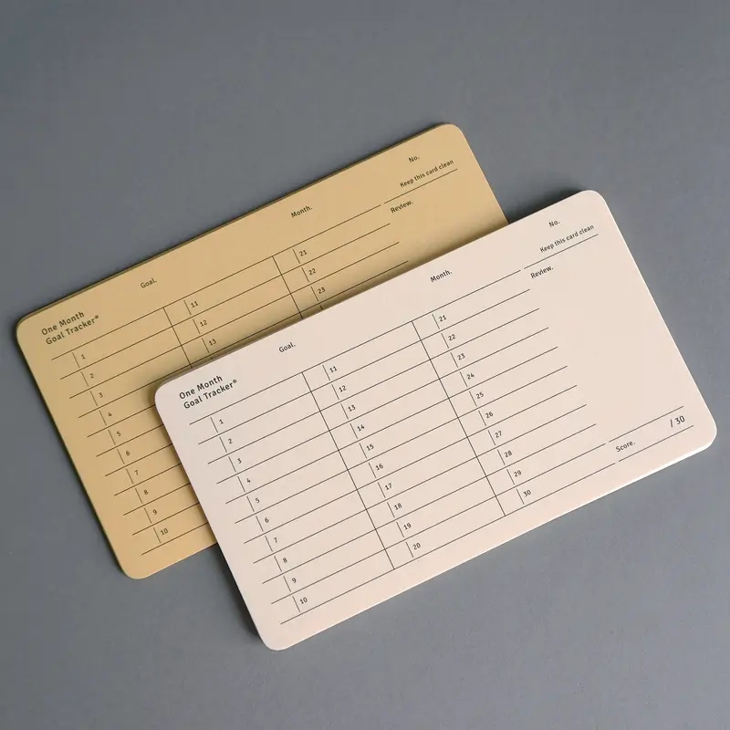 Goal Tracker - Colonnes