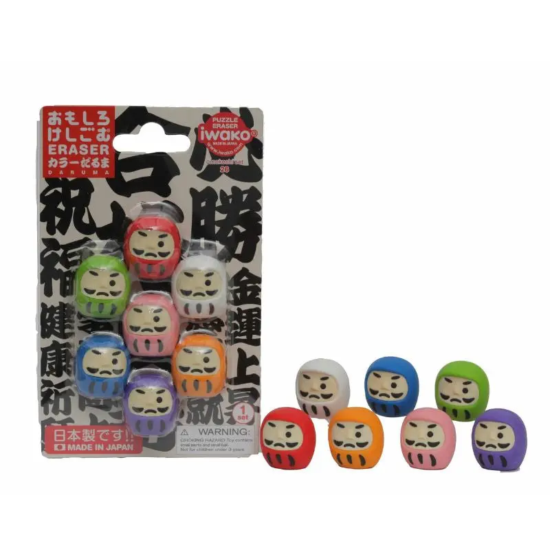 Goma de Borrar Japonesa Daruma Iwako