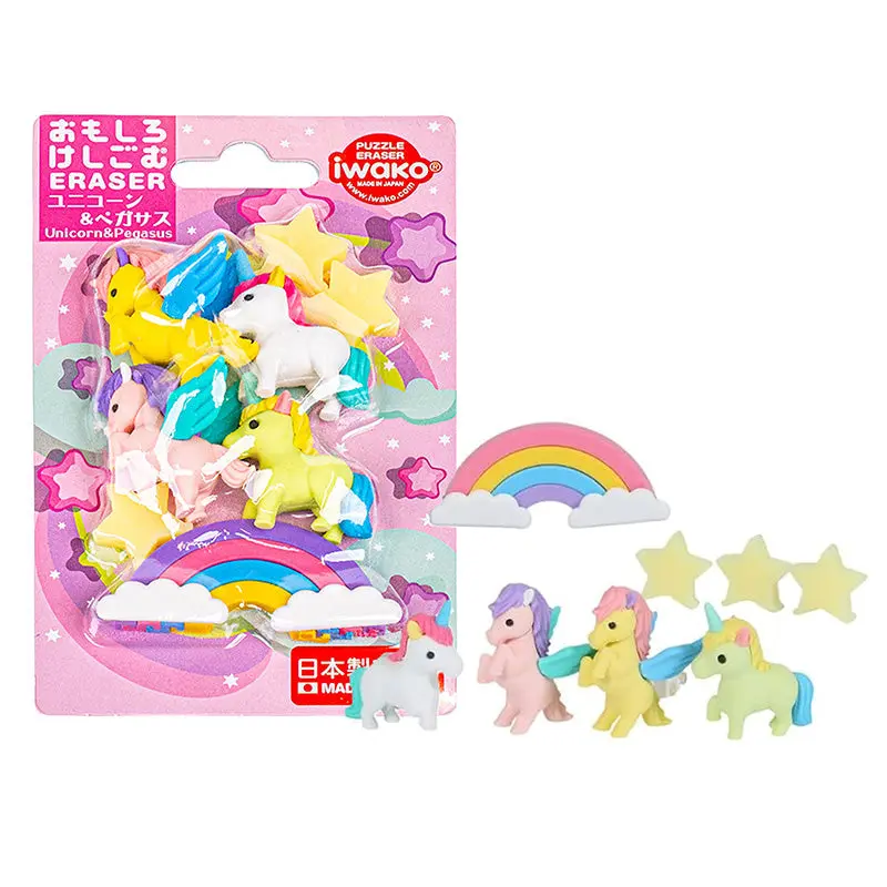 Goma De Borrar Japonesa Iwako Unicornio y Pegaso