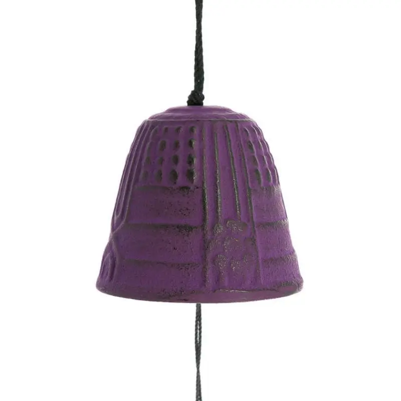 Gong Japoński Furin Iwachu Fioletowy - 4,5 cm