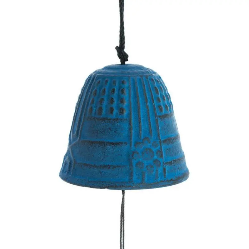 Gong Japoński Furin Iwachu Niebieski - 4,5 cm