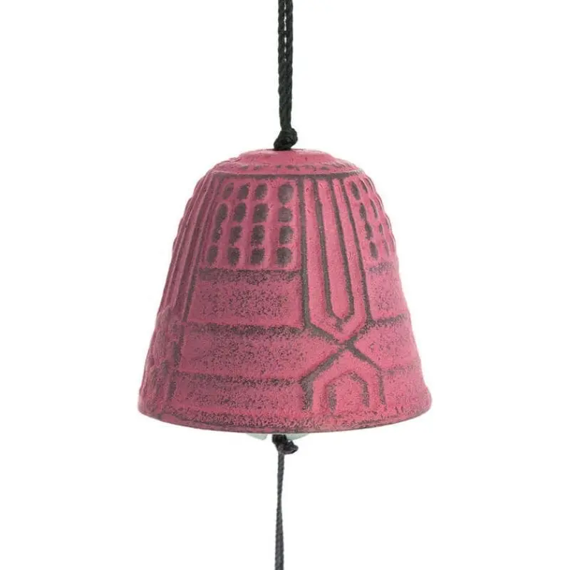 Gong Japoński Furin Iwachu Różowy - 4,5 cm
