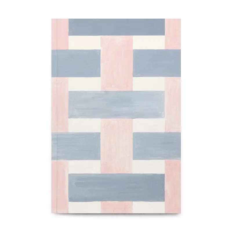 Grand carnet Trame rose