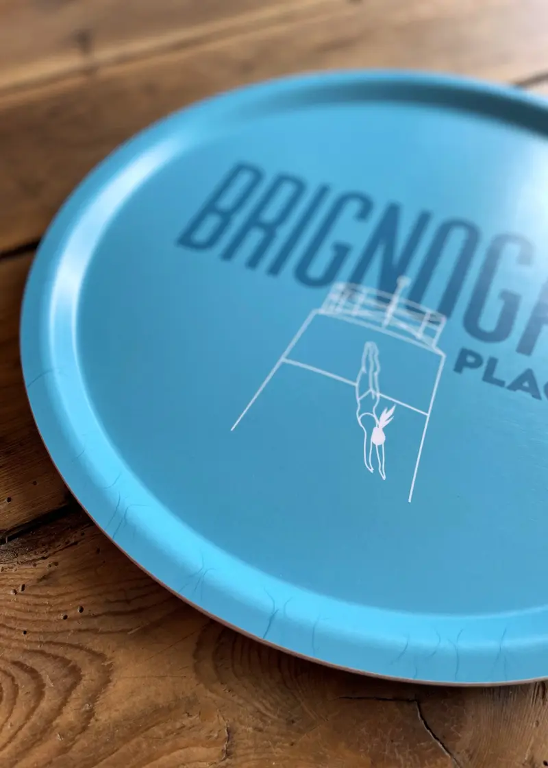 Grand plateau rond de service - Brignogan-Plages