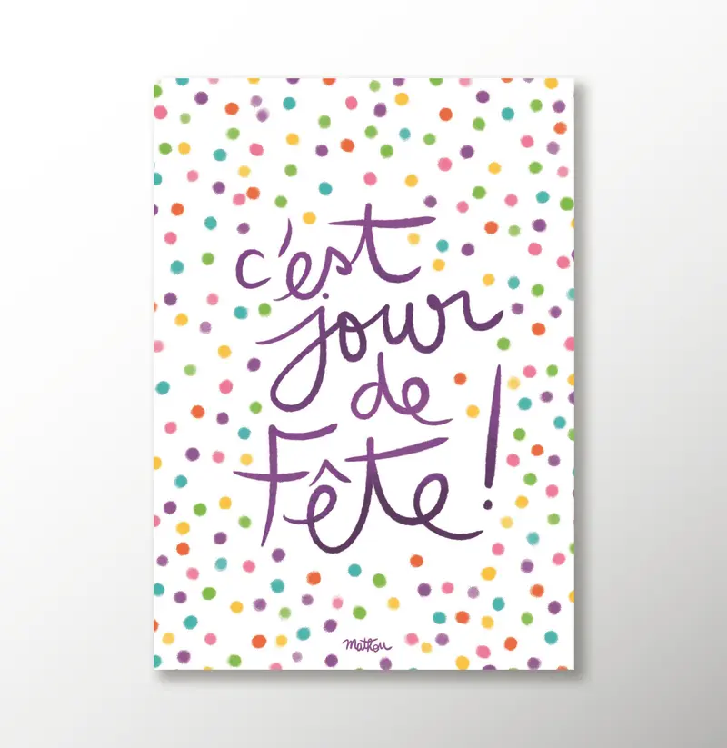 Grande Carte · Jour de Fête