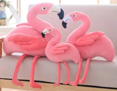Grande Peluche Flamant Rose