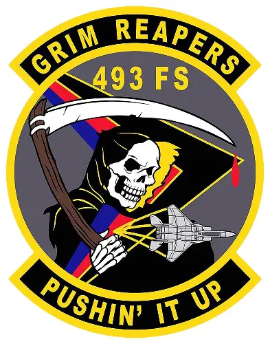 Grim reapers 493 fight Squadron GZ036