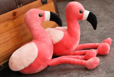 Grosse Peluche Flamant Rose