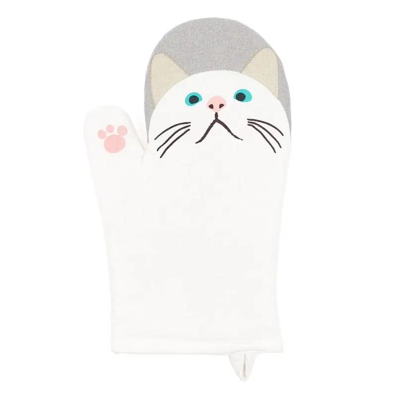 Guante de Cocina Gato Blanco