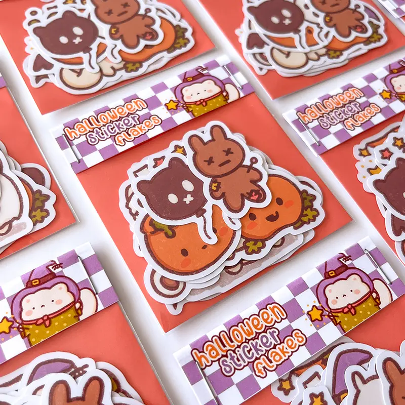 Halloween stickers flakes #F122