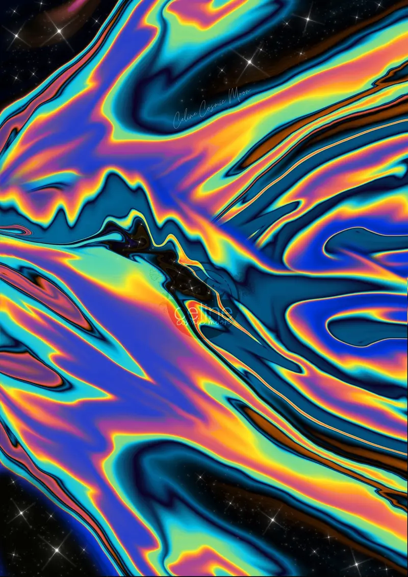 Holographic Acrylic Space Print
