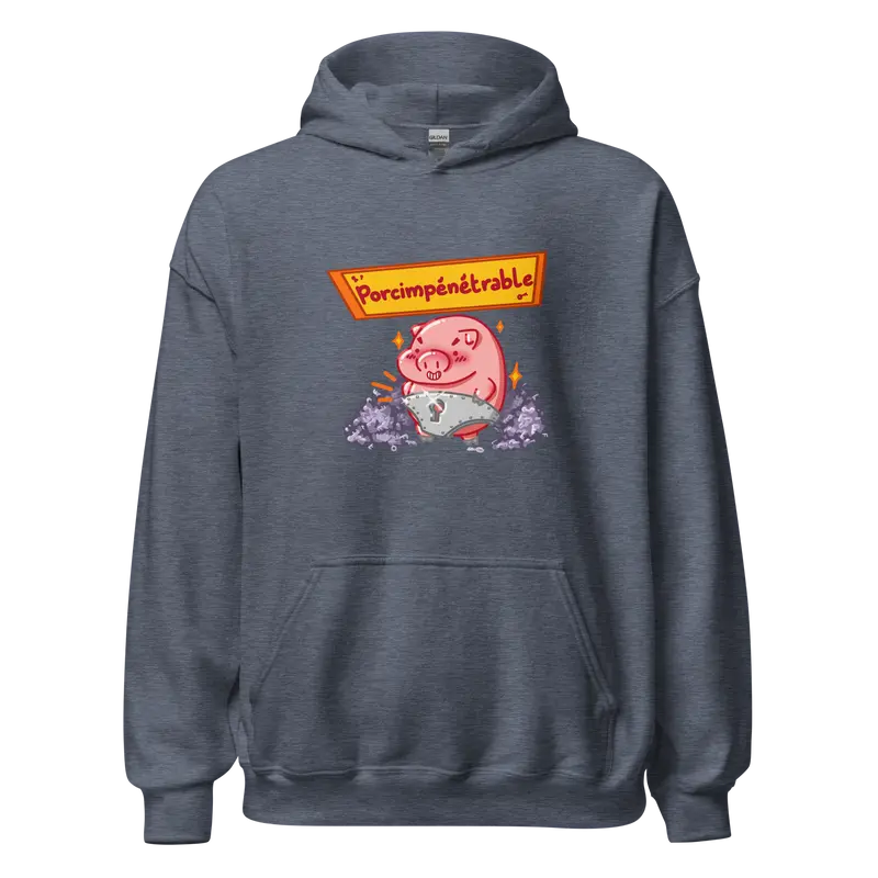 Hoodie Porcimpénétrable - couleurs foncées et grises