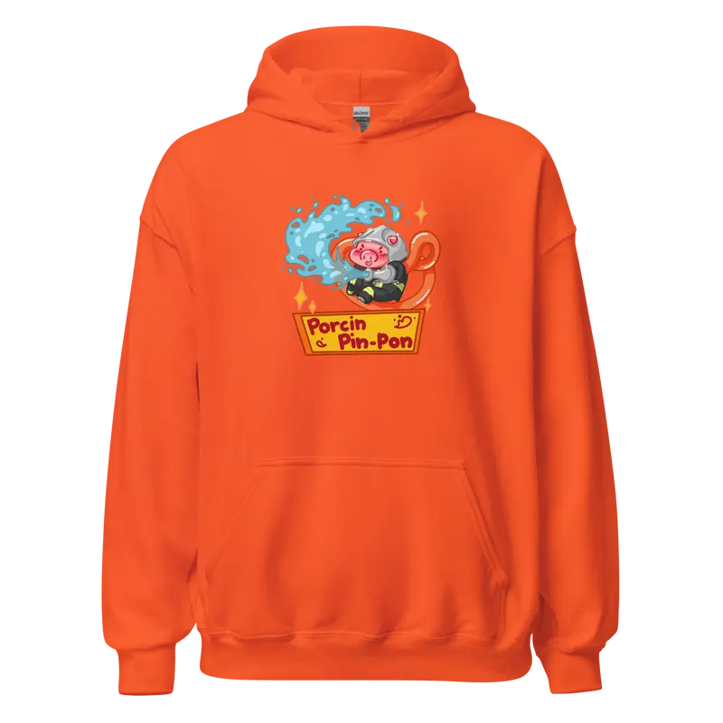 Hoodie Porcin Pin-Pon - couleurs vives et claires