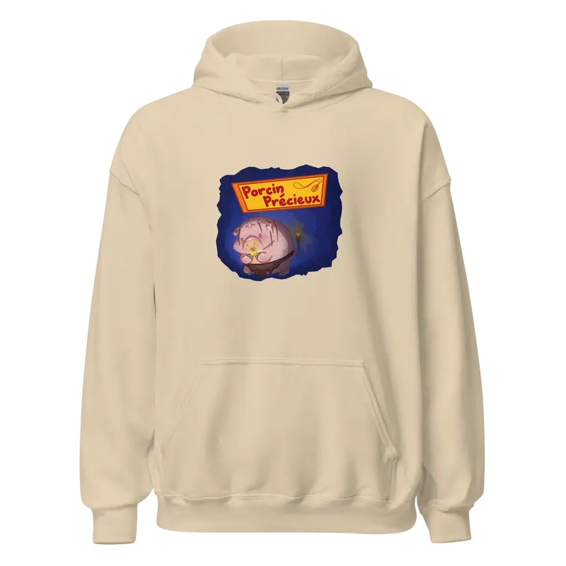 Hoodie Porcin Précieux - couleurs vives et claires