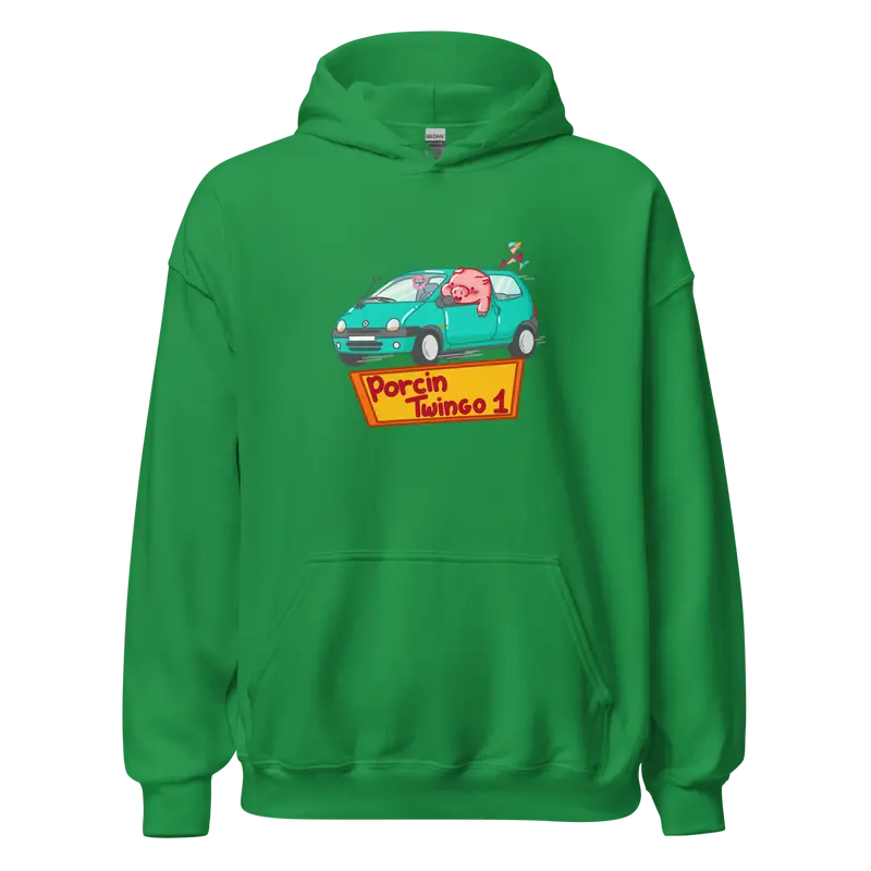 Hoodie Porcin Twingo 1 - couleurs vives et claires